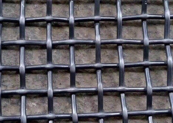 Drut 5,0 mm Drut 30 mm Otwór z karbowanej siatki drucianej dla przemysłu wydobywczego